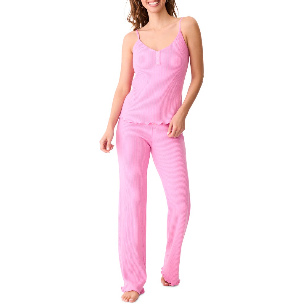 Pj Salvage Live In Color Camisole In Pink Rose In Pink