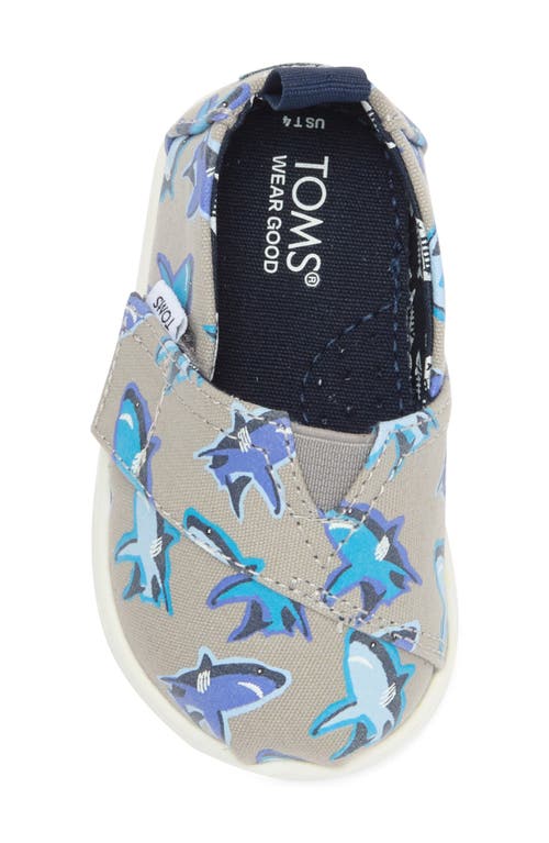 Toms Kids' Classic Alpargata Slip-on In Grey