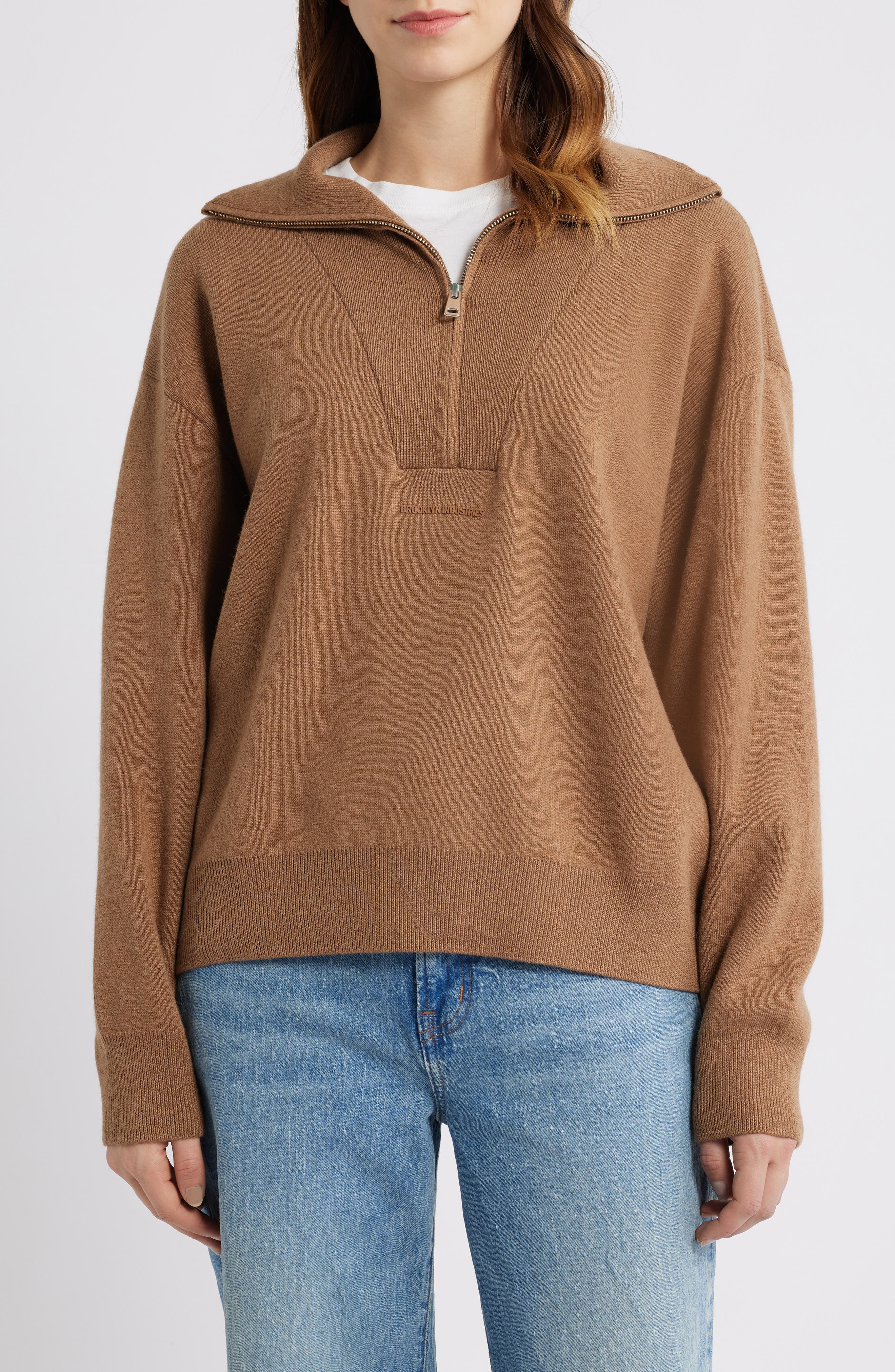 Half Zip Polo Sweater