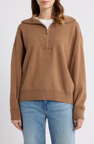Brooklyn Industries Half Zip Polo Sweater