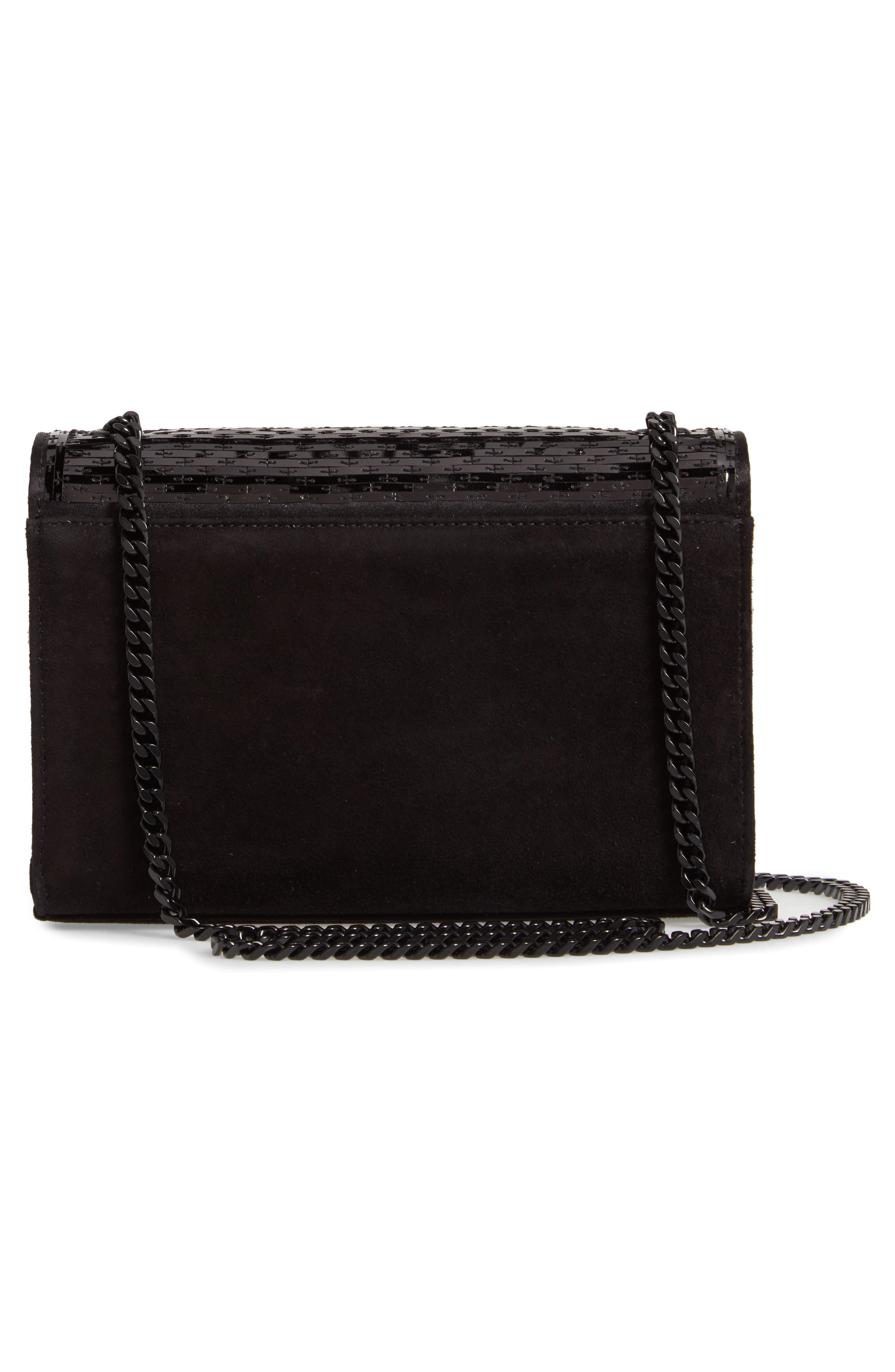 Saint Laurent Kate Paillette Embellished Crossbody Bag, Alternate, color, 