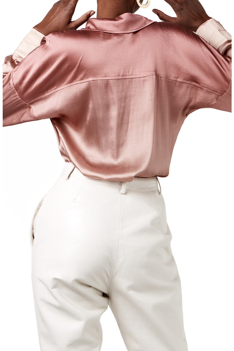 Tramonto Blouse, Alternate, color, MAUVE