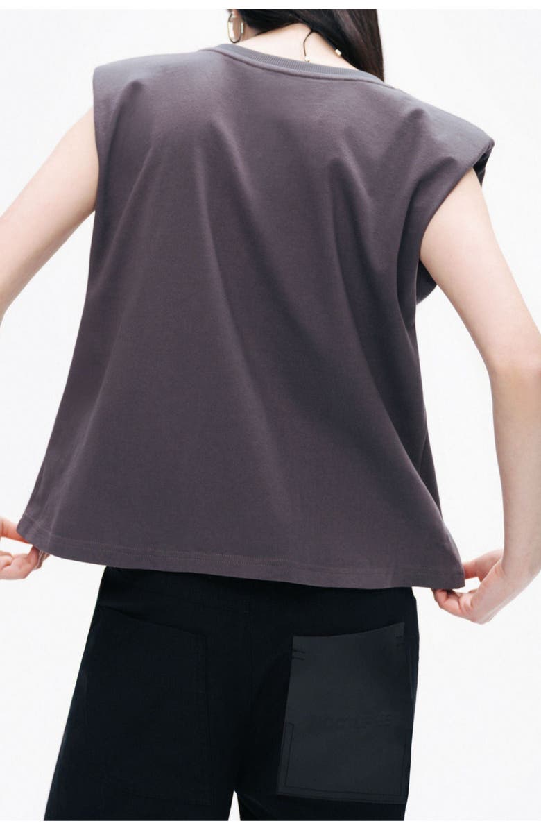 Nocturne V-Neck Padded T-Shirt, Alternate, color, 