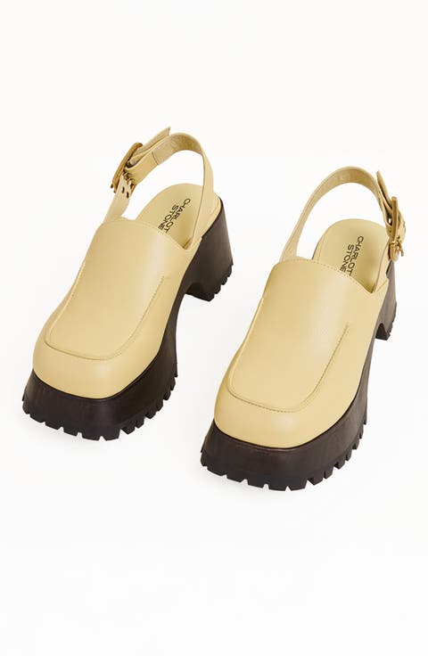 Carlos Slingback Platform Clog