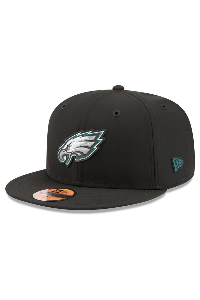 Men's New Era Black Philadelphia Eagles 2026 Sideline 59FIFTY Fitted Hat, Main, color, Black