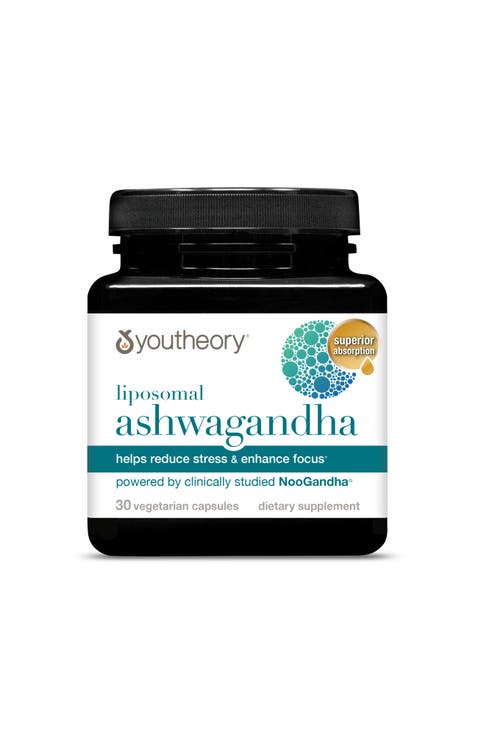 Liposomal Ashwagandha Stress Relief Mental Clarity Supplement 30 Capsule