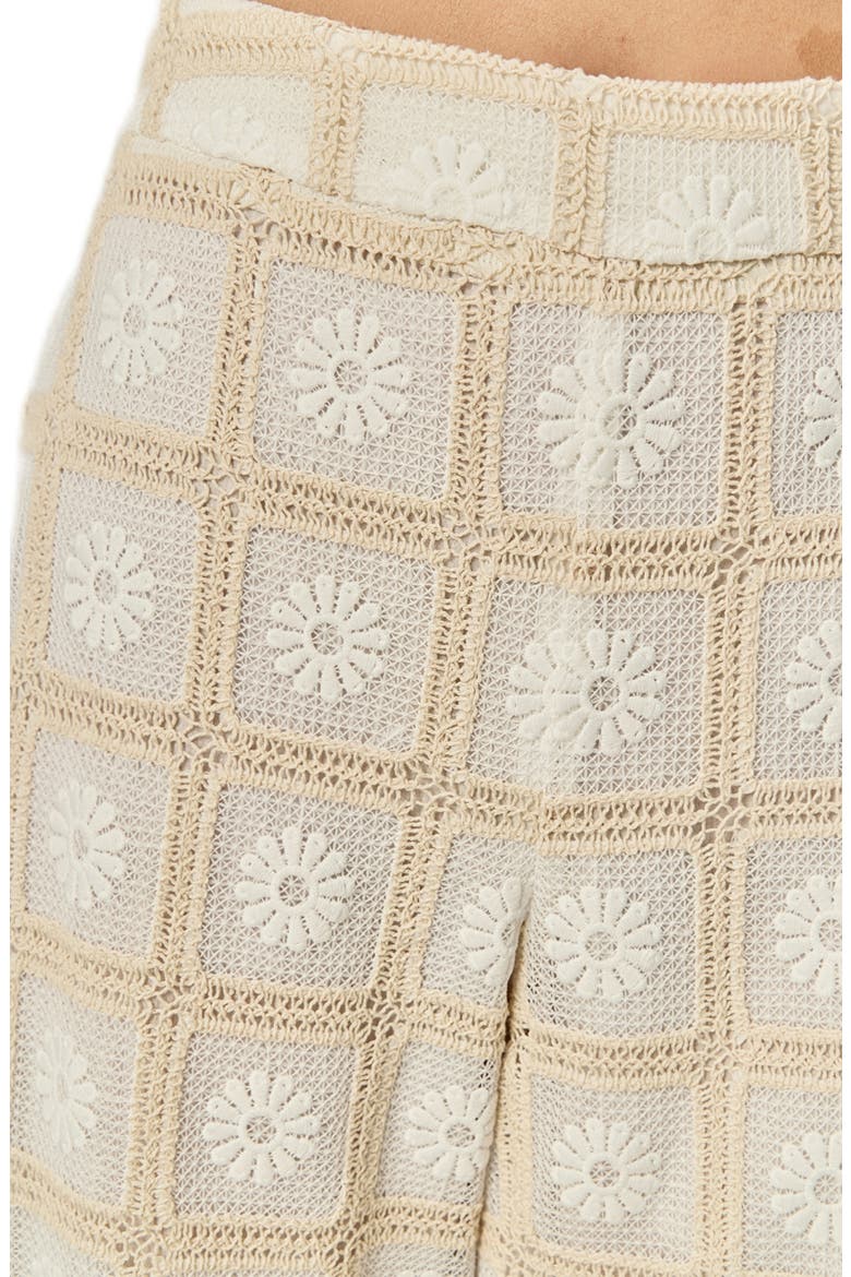 The Bria Crochet Pants, Alternate, color, NATURAL
