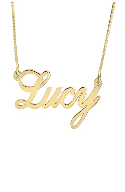Personalized Nameplate Necklace