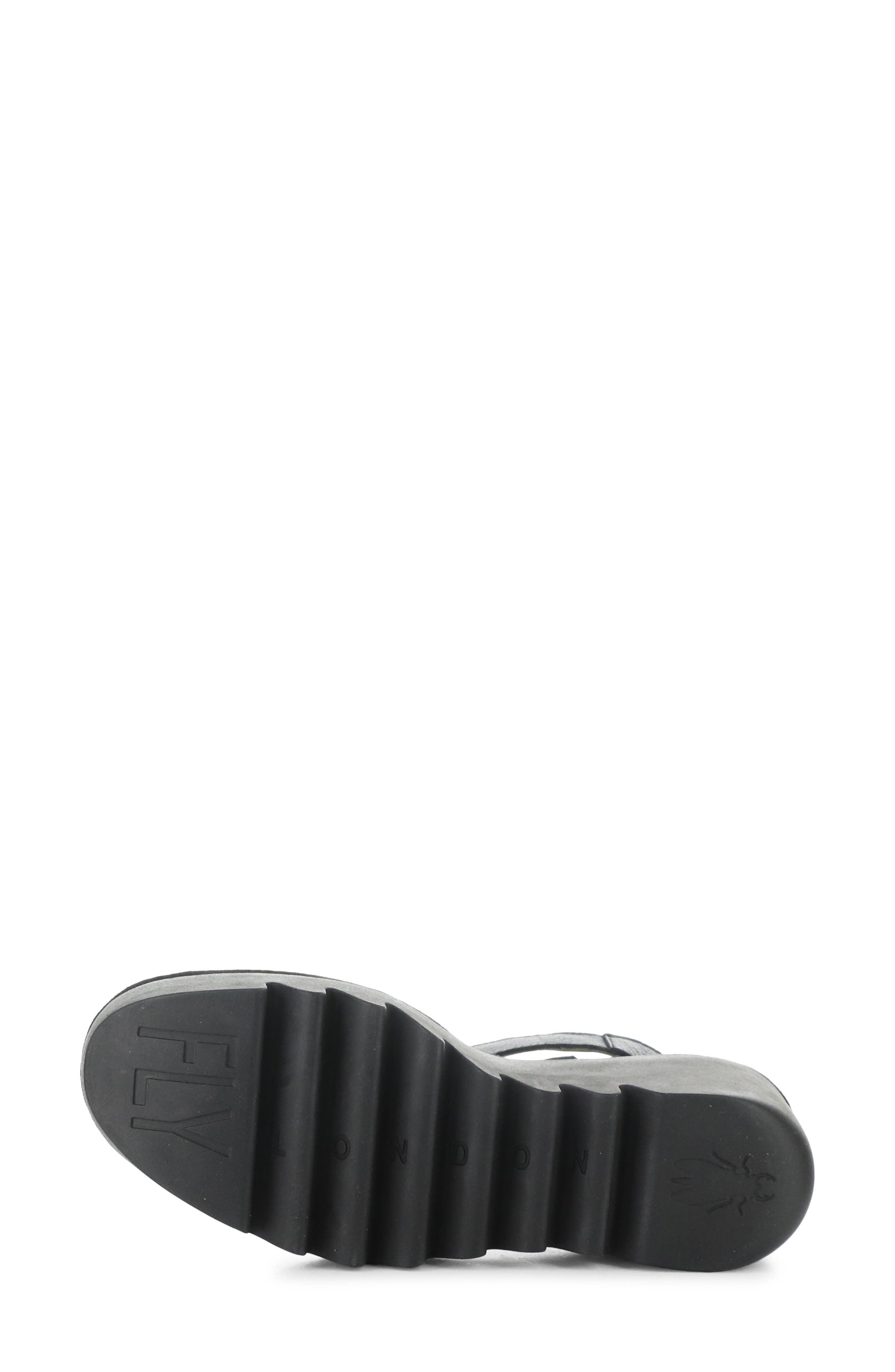 Fly London Boij Ankle Strap Platform Wedge Pump, Alternate, color, 