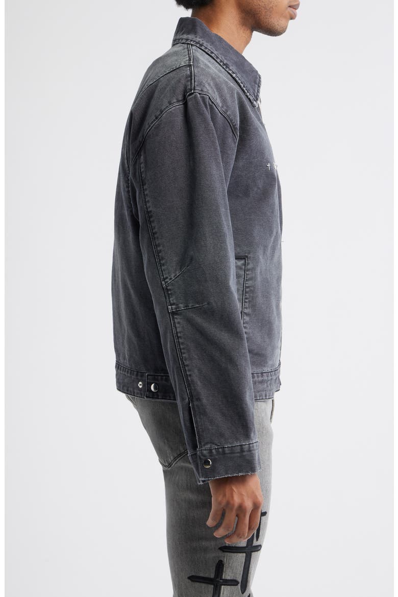Easton Denim Workwear Jacket, Alternate, color, VINTAGE BLACK