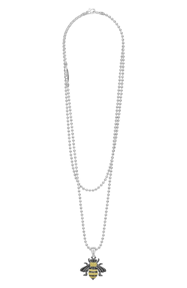 LAGOS Rare Wonders - Honeybee Pendant Long Necklace, Alternate, color, 