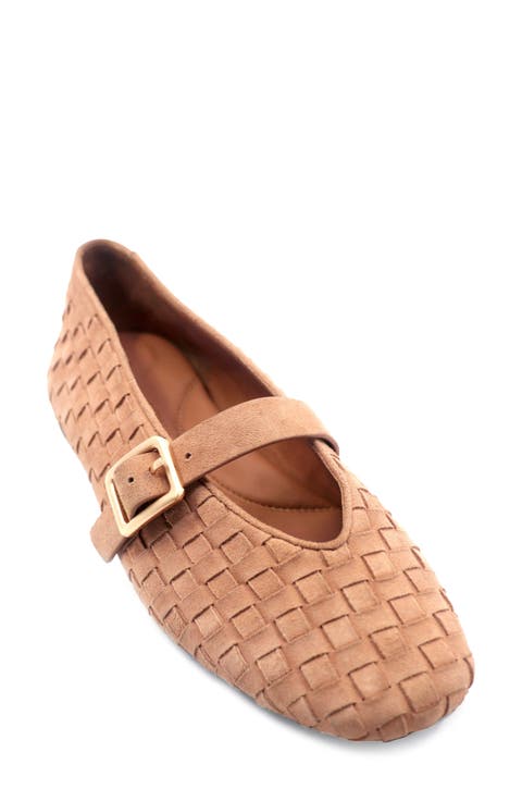 Winifred Woven Mary Jane Flat (Women)