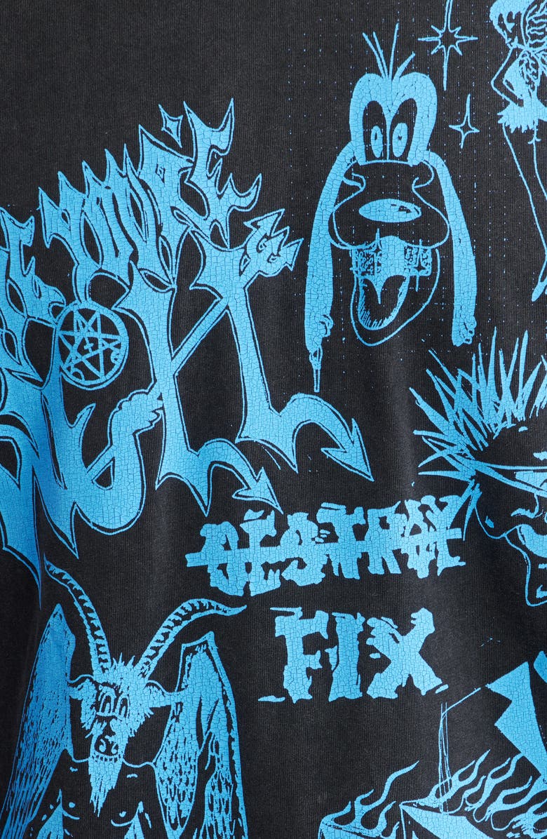 JUNGLES Hope You're Well Too Cotton Graphic T-Shirt, Alternate, color, Black