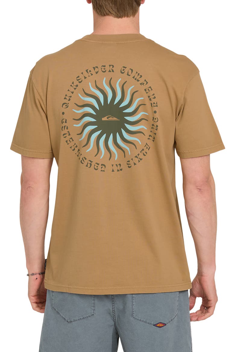 Sunny Day Graphic Cotton T-Shirt, Alternate, color, TOBACCO