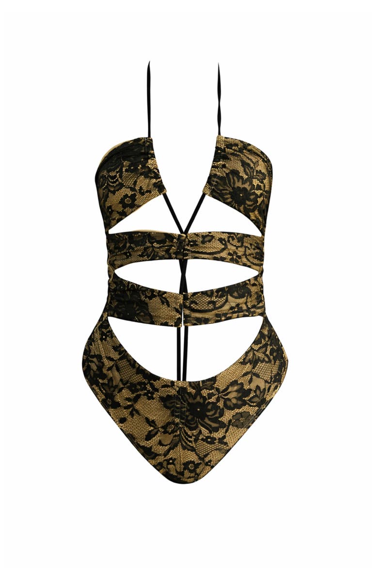 Nocturna Monokini, Main, color, Black