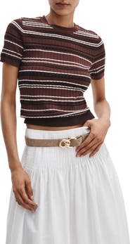 rag & bone Karina Stripe Rib Sweater