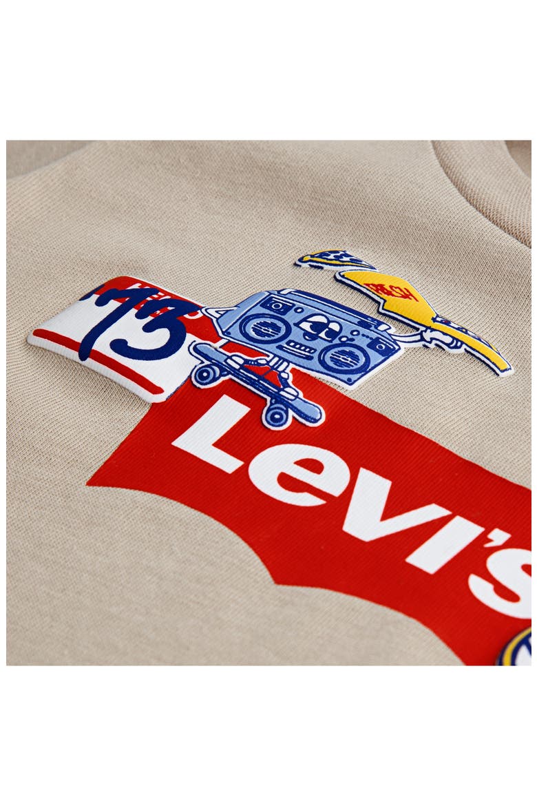 '73 Graphic T-Shirt & Shorts Set, Alternate, color, OATMEAL