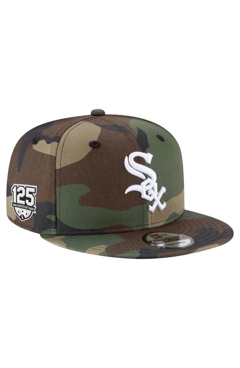 New Era Men's New Era Camo Chicago White Sox 125th Anniversary 9FIFTY Snapback Hat, Main, color, Camo