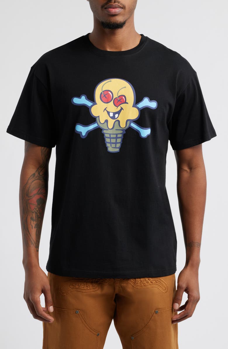 ICECREAM Cones & Bones Graphic T-Shirt, Main, color,