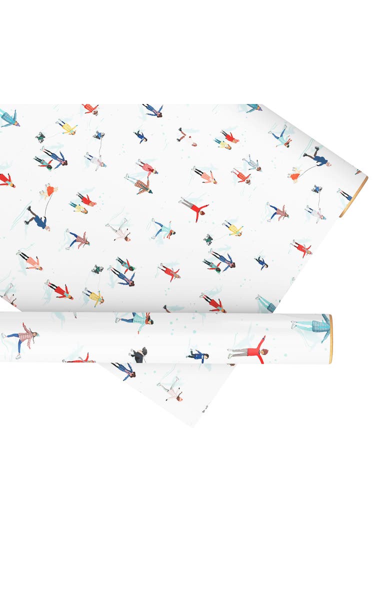Ramus & Co Two-Sided "Winter Wonderland" Heavyweight Christmas/Holiday Gift Wrap, Alternate, color, 