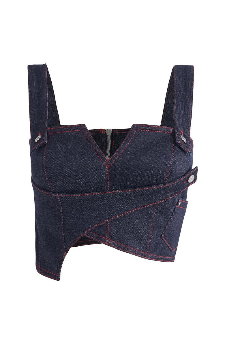 Jendue Harvey Crop Top, Alternate, color, Deep Blue