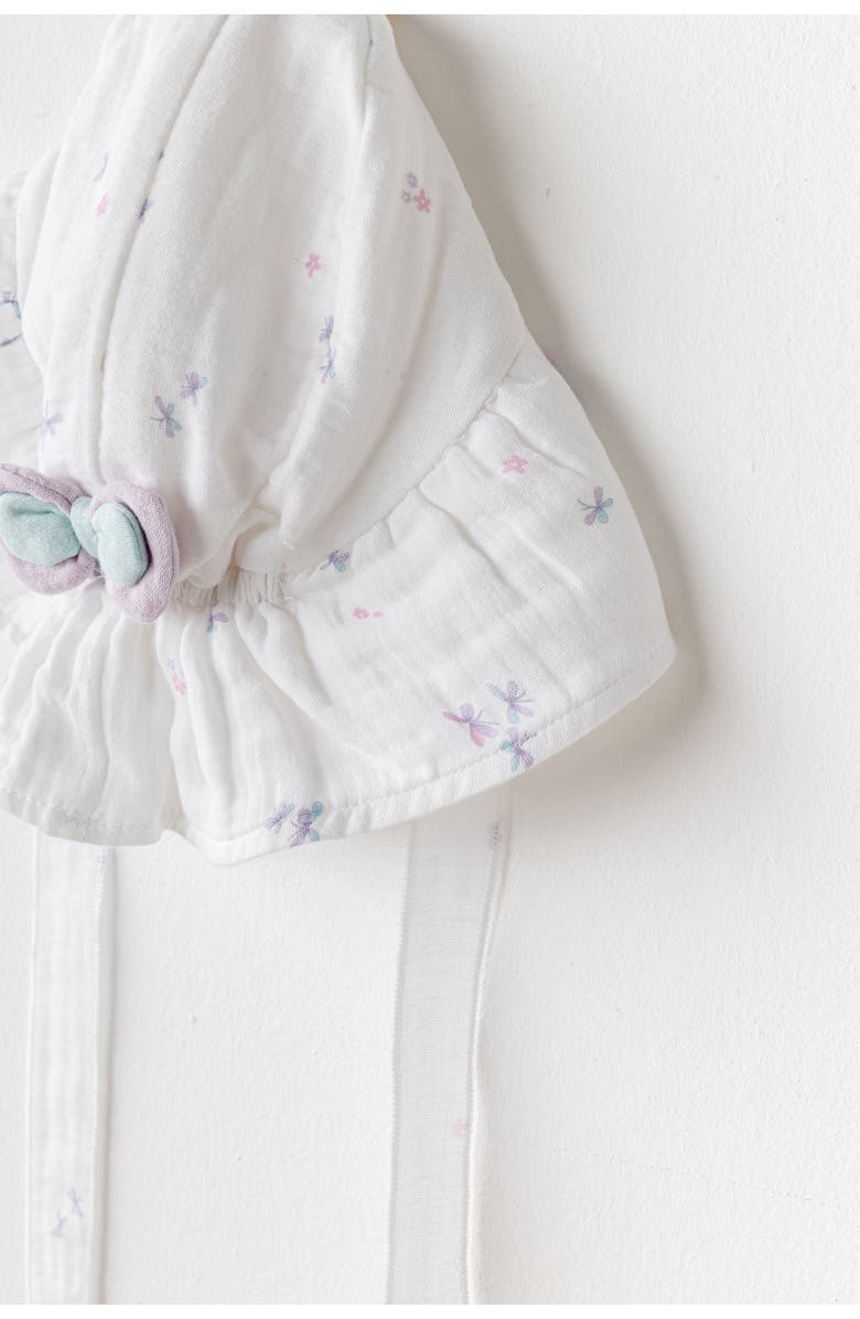 Andy Wawa Butterfly Muslin Bow Hat, Alternate, color, White