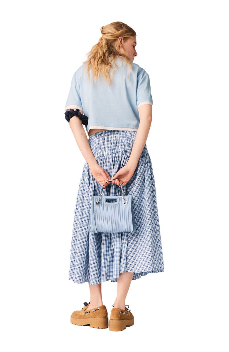 maje Two-tone T-shirt, Alternate, color, Blue Sky