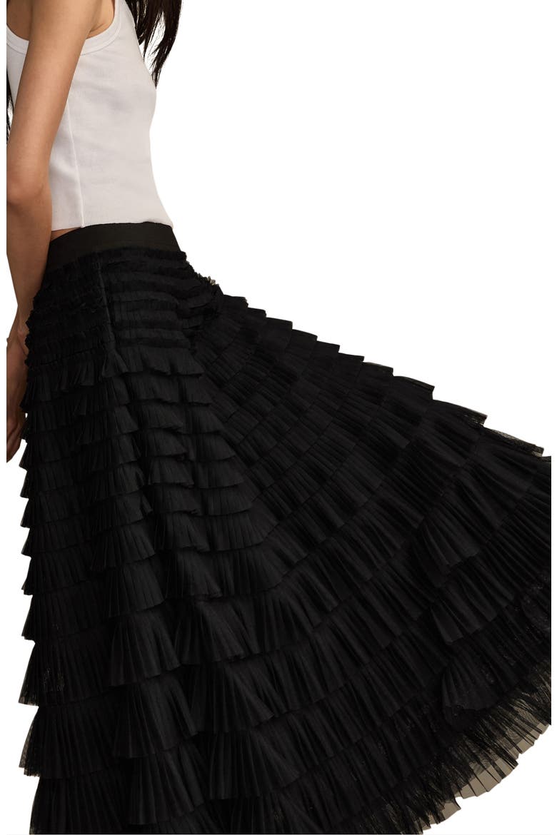 Lucky Brand Tiered Ruffle Tulle Maxi Skirt (Women) | Nordstrom