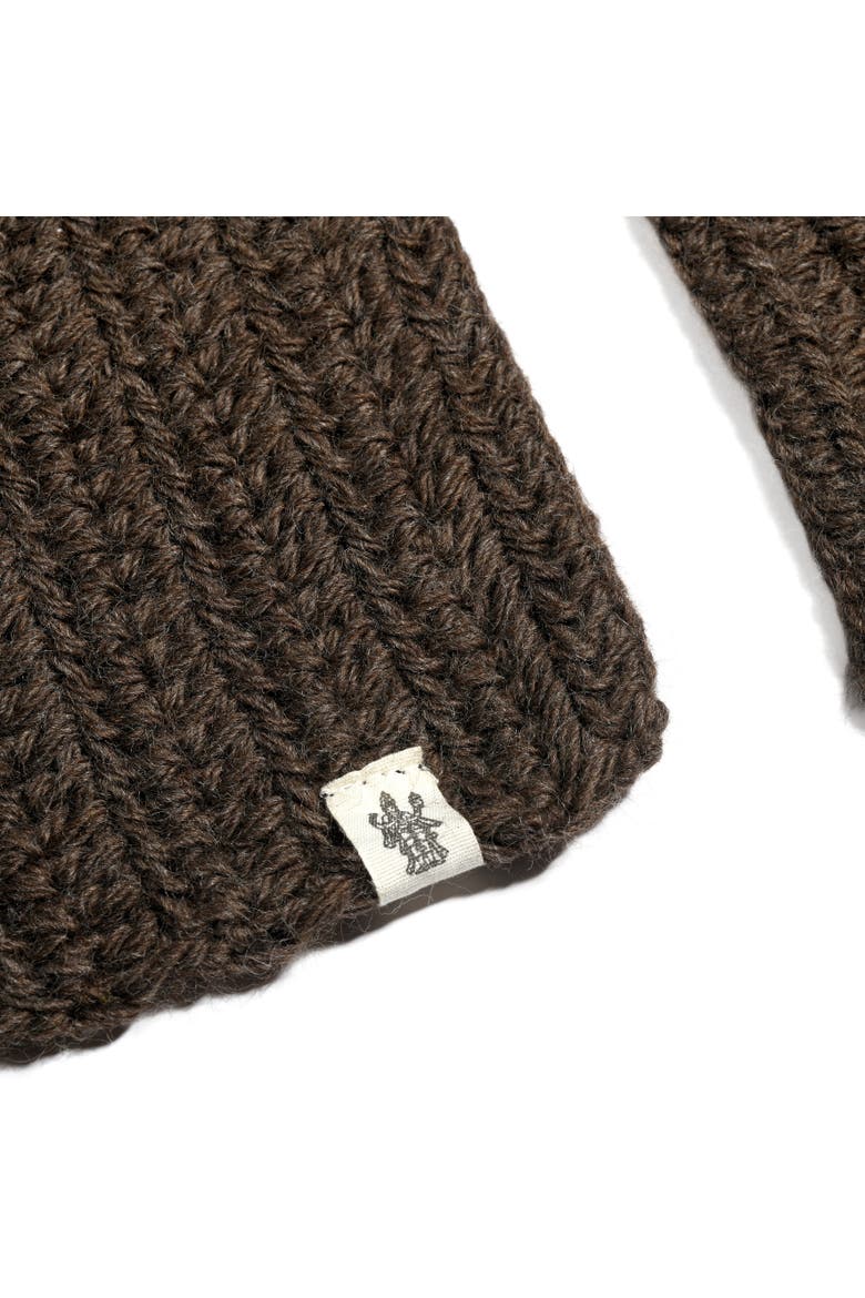 Velour Scarf, Alternate, color, Black