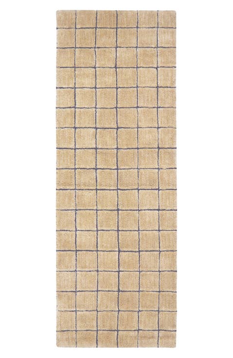 WoolableMosaic Washable Wool Rug Runner