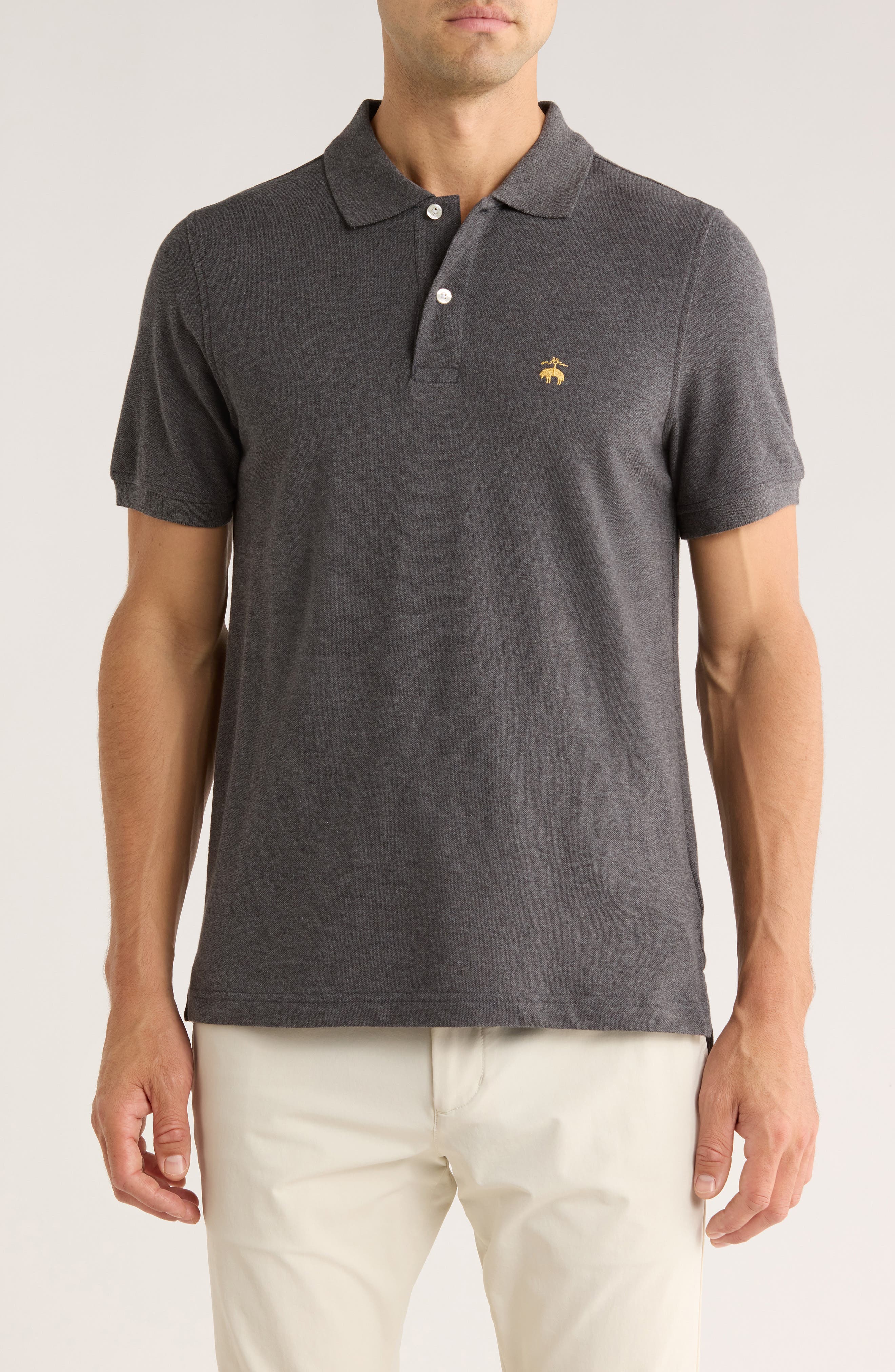 Brooks Brothers Solid Piqué Slim Fit Polo
