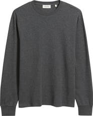 FRAME Duo Fold Long Sleeve Cotton T-Shirt