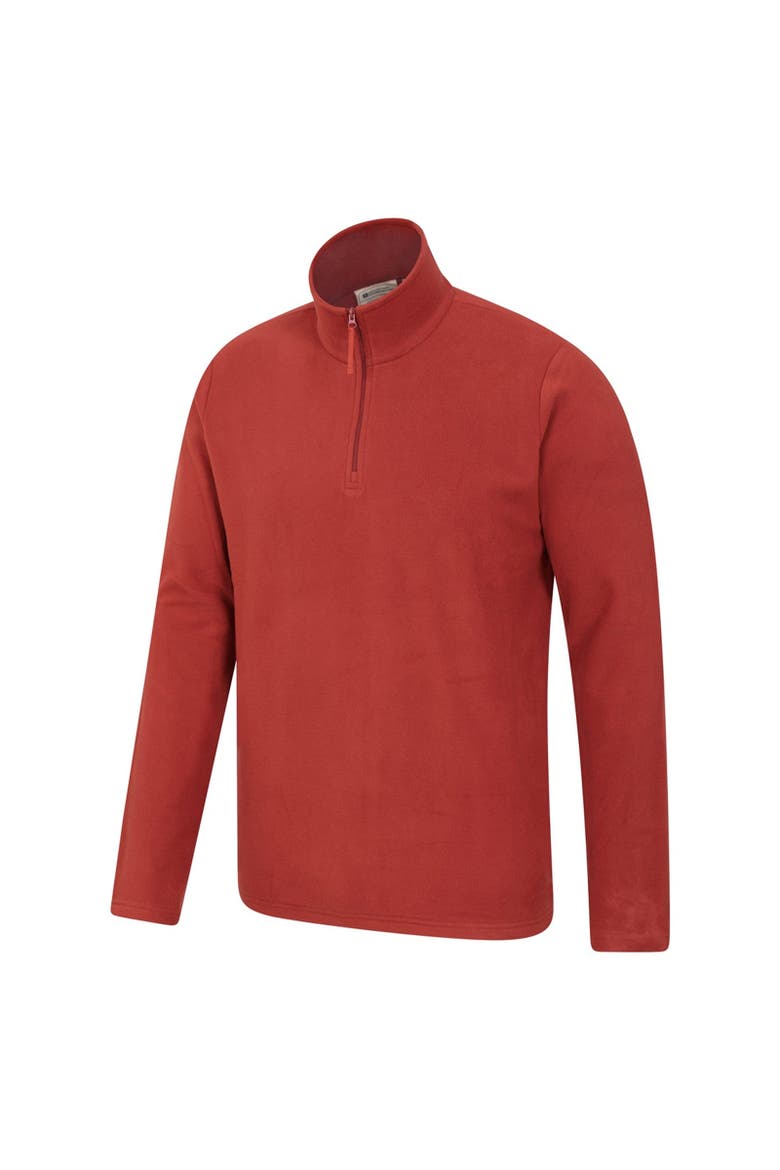 Mens Camber Ii Half Zip Fleece Top, Alternate, color, Red