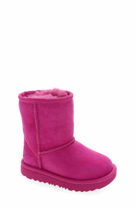 UGG® Kids' Classic Short II Water Resistant Genuine Shearling Boot