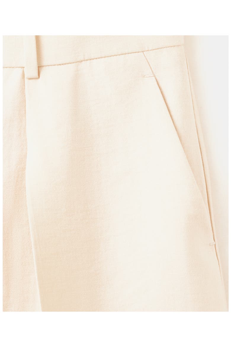 Straight Fit Bermuda Shorts, Alternate, color, ECRU