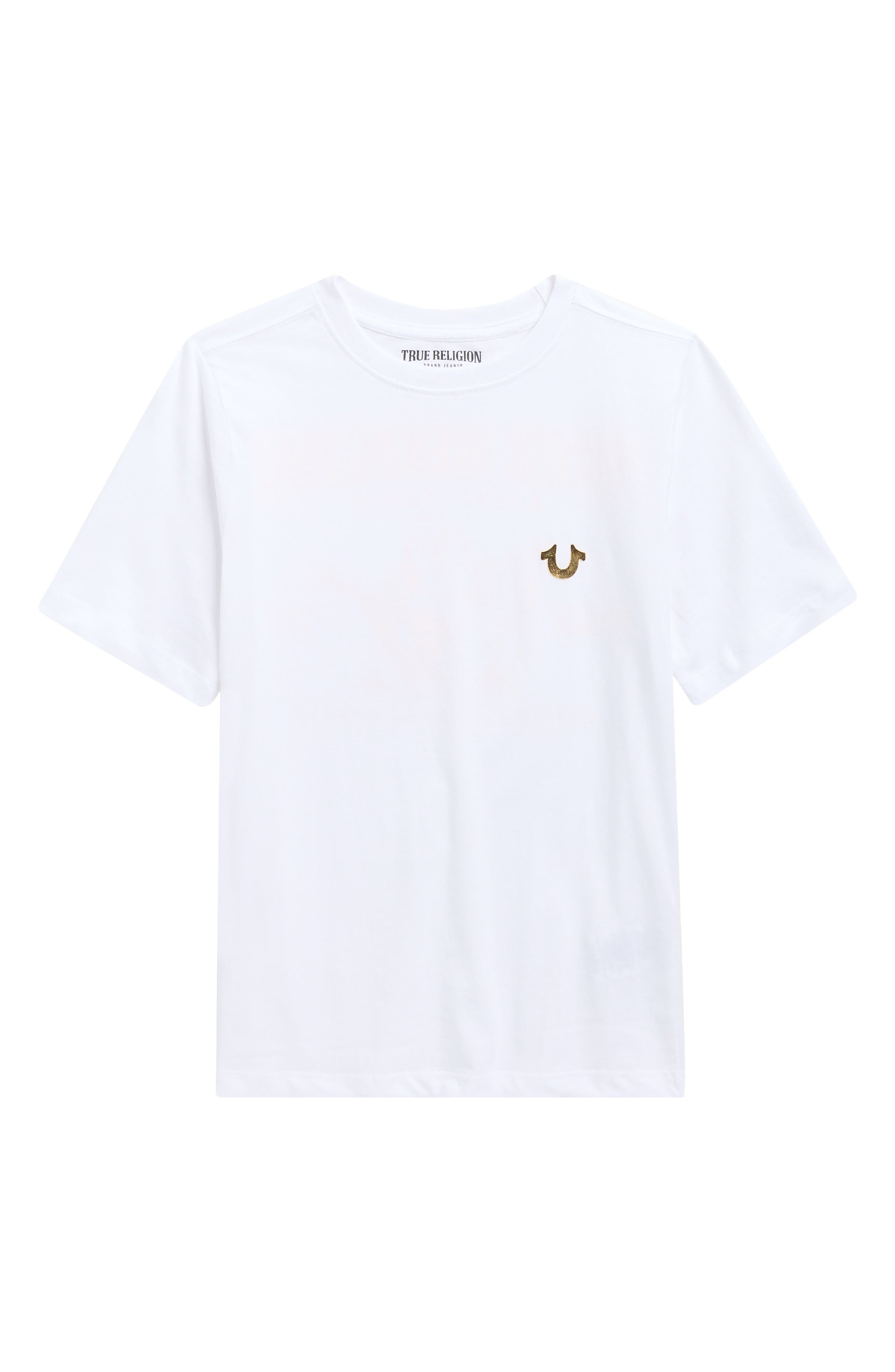 True Religion Kids' Horseshoe Cotton Graphic T-Shirt