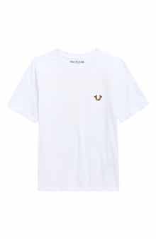 True Religion Kids' Horseshoe Cotton Graphic T-Shirt