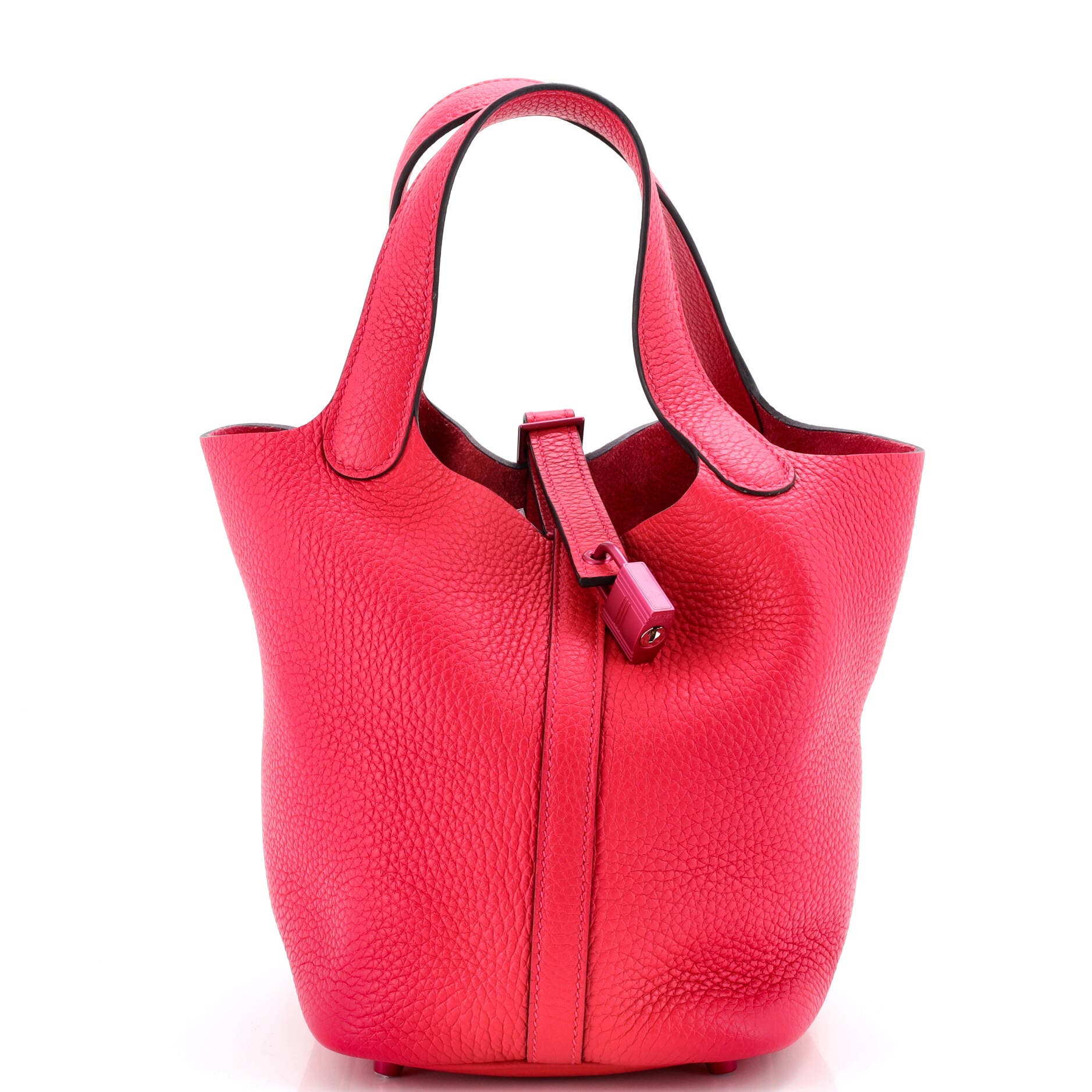 Monochrome Picotin Lock Bag Clemence PM, Main, color, Pink