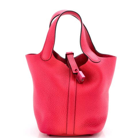 Monochrome Picotin Lock Bag Clemence PM