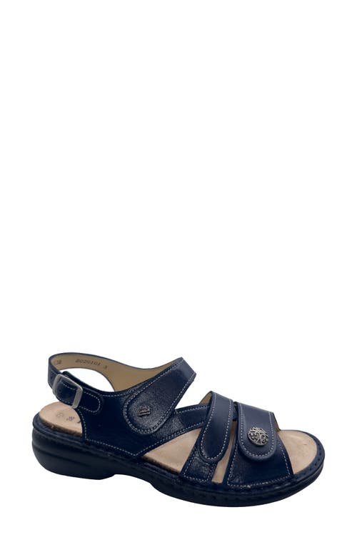 Finn Comfort Gomera-s Sandal In Blue Sapphire
