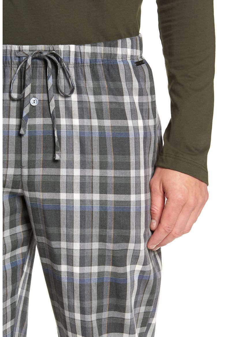 Loran Cotton Lounge Pants, Alternate, color, BIG KARO