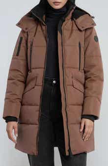 Noize Addie Water Resistant Quilted Hooded Parka
