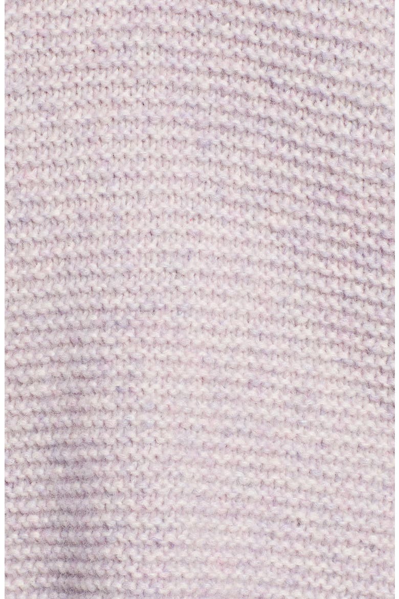 Fringe Sleeve Pullover Sweater, Alternate, color, HEATHER PERIWINKLE