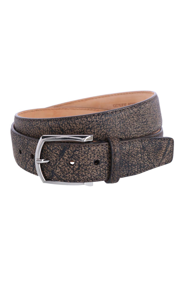 Trafalgar 40mm Genuine Water Buffalo Leather Belt, Main, color, 
