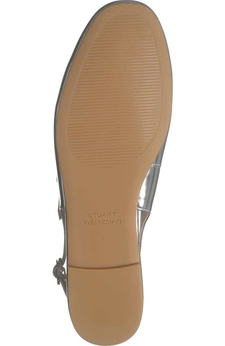 Stuart Weitzman Clover Slingback Mule, Alternate, color, Silver