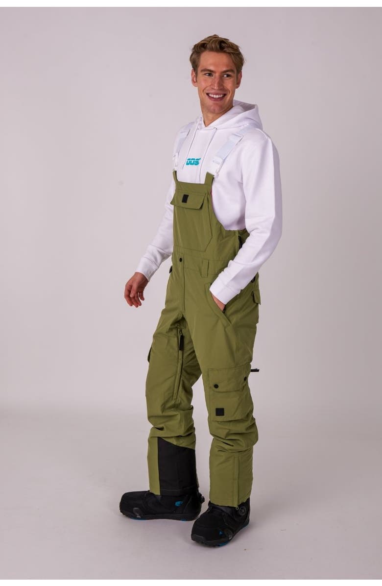 OOSC Yeh Man Bib Pant - Khaki, Alternate, color, Khaki