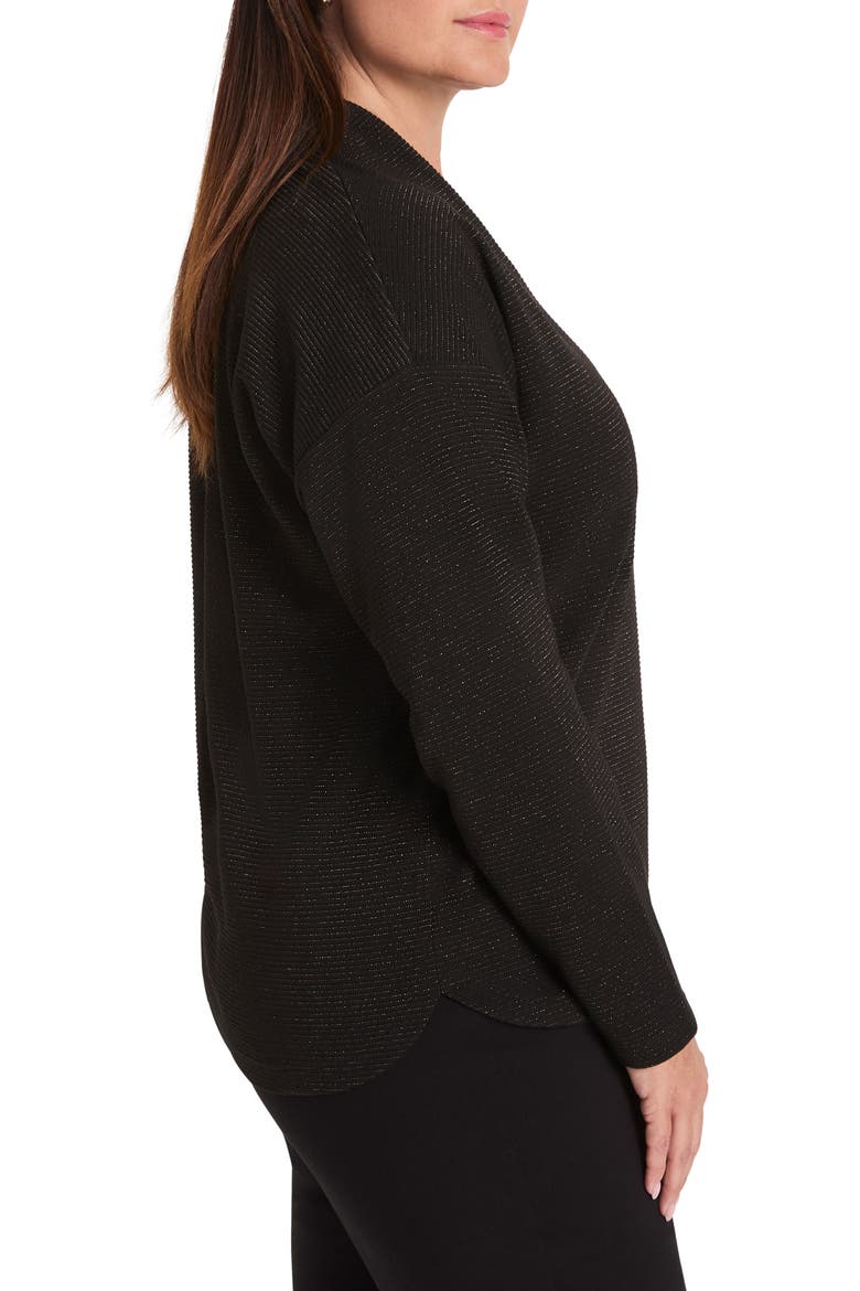 Sparkle Stripe Everyday Top, Alternate, color, BLACK MIX