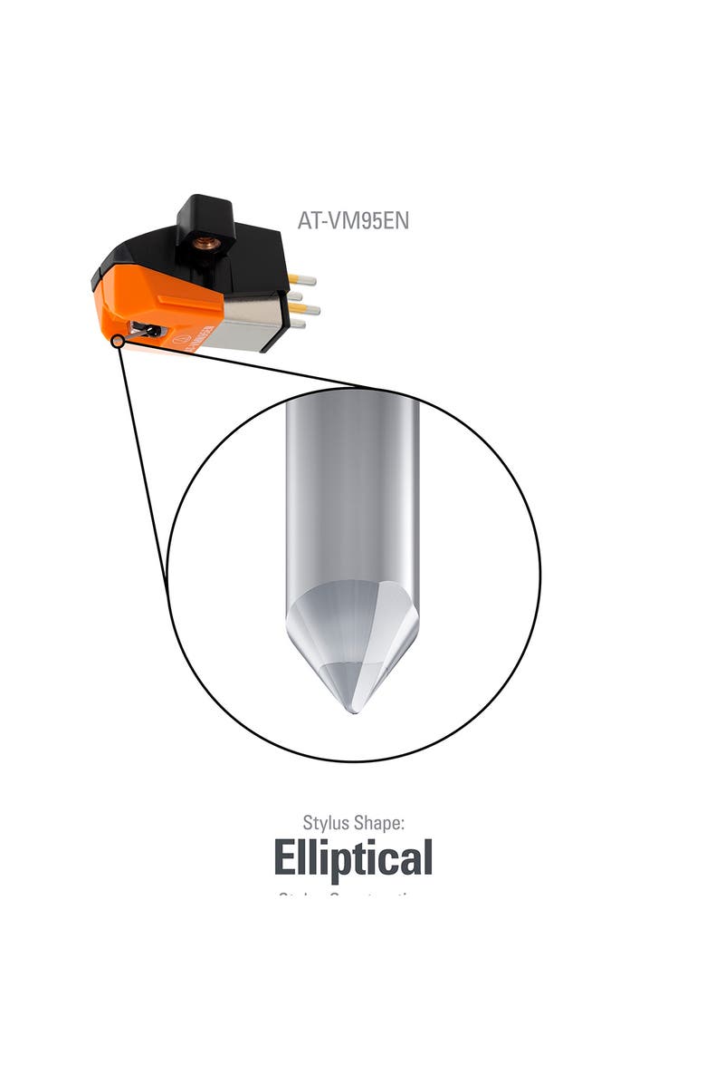 Audio-Technica AT-VM95EN Dual Moving Magnet Cartridge, Alternate, color, Orange