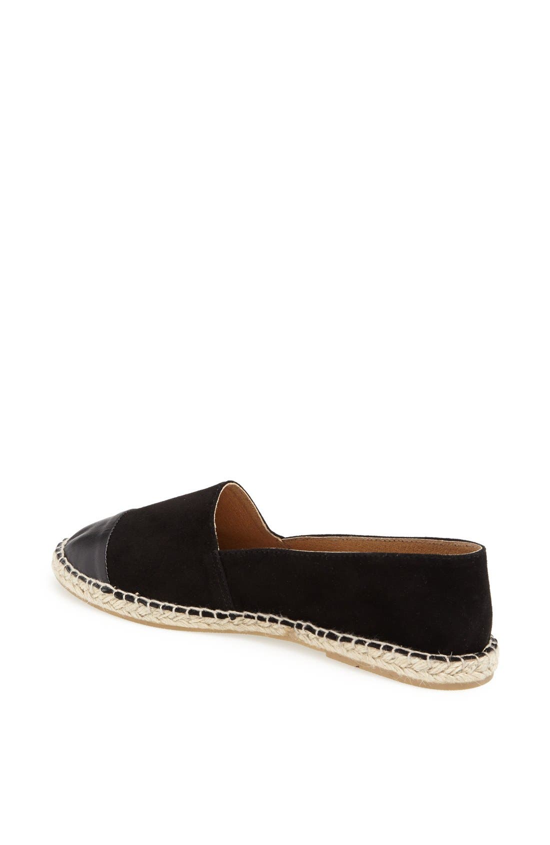 'Koala' Espadrille, Alternate, color, BLACK