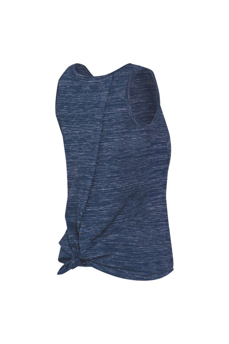 Women's New Era Navy Houston Astros Space-Dye Active Tank Top, Alternate, color, Navy